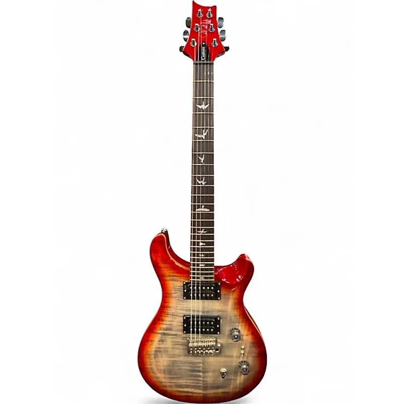 Used PRS SE Custom 24 CHARCOAL CHERRY BURST Solid Body Electric Guitar