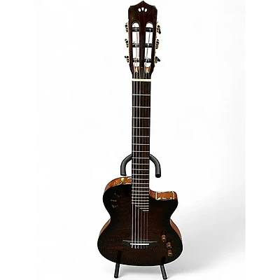 Used Cordoba Stage Edge Burst Classical Acoustic Electric Guitar