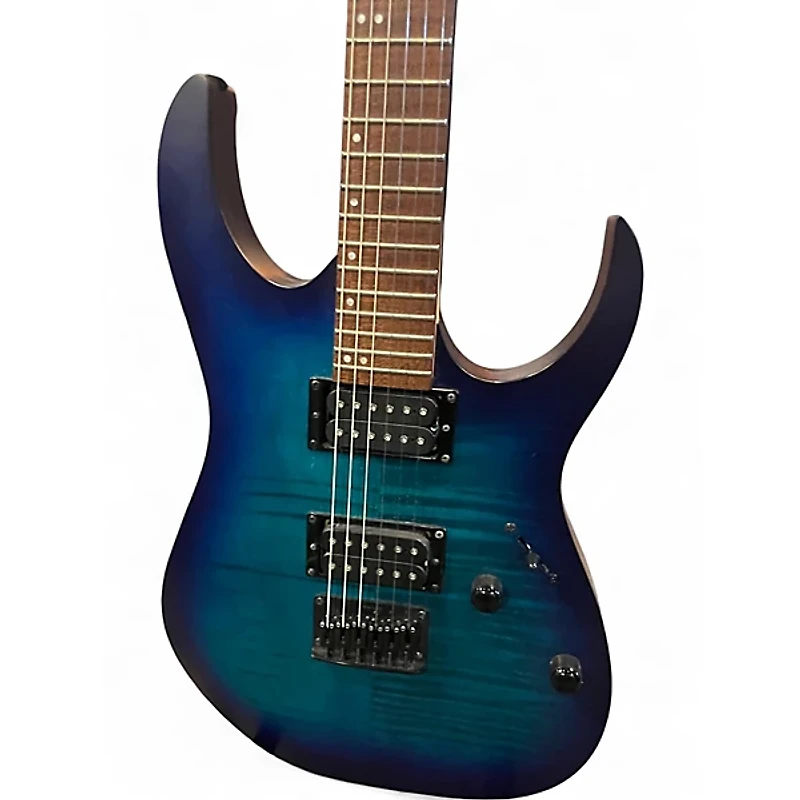 Used Ibanez RG6003FM Blue Burst Solid Body Electric Guitar