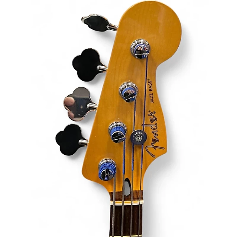 Used Fender Player II Jazz Bass Hialeah Yellow Electric Bass Guitar