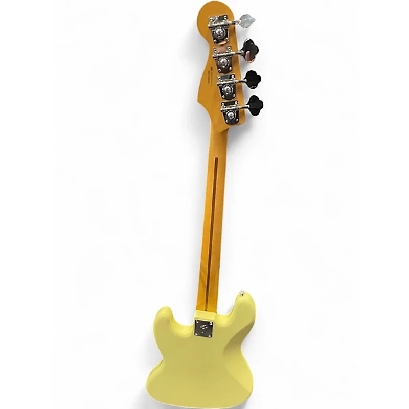 Used Fender Player II Jazz Bass Hialeah Yellow Electric Bass Guitar