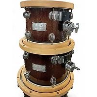 Used Mapex 8 Piece Saturn III Root Beer Sparkle Fade Drum Kit