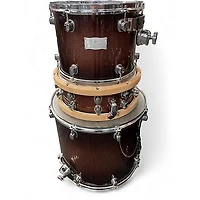 Used Mapex 8 Piece Saturn III Root Beer Sparkle Fade Drum Kit