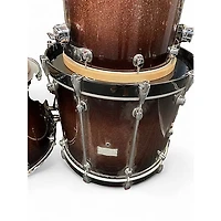Used Mapex 8 Piece Saturn III Root Beer Sparkle Fade Drum Kit