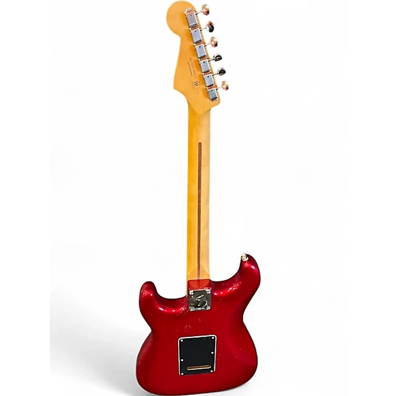 Used Fender 70th Anniversary Player II HSS Strat Red Solid Body Electric Guitar