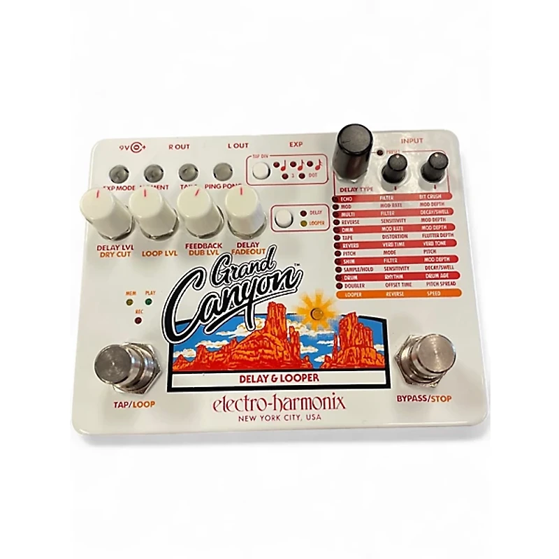 Used Electro-Harmonix Grand Canyon Delay and Looper Effect Pedal