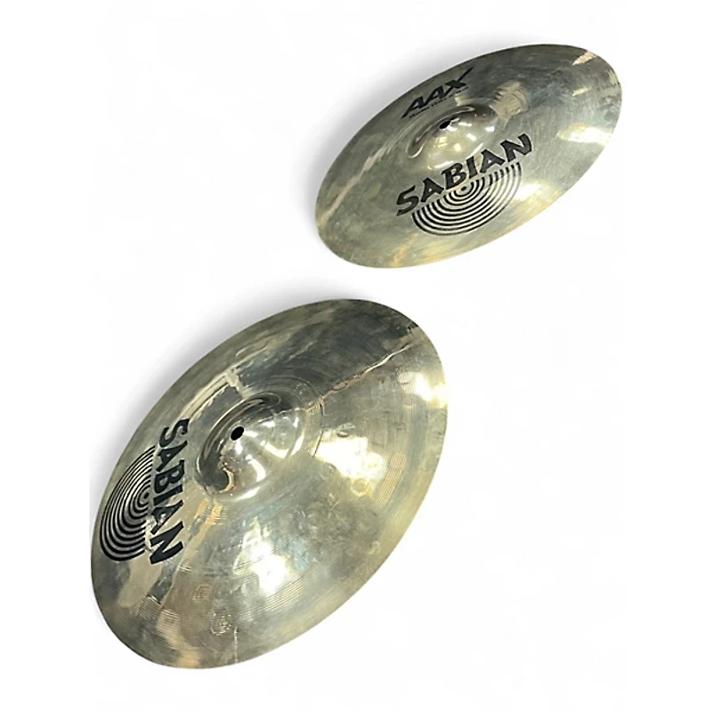 Used SABIAN 14in AAX STUDIO HATS (PAIR) Cymbal
