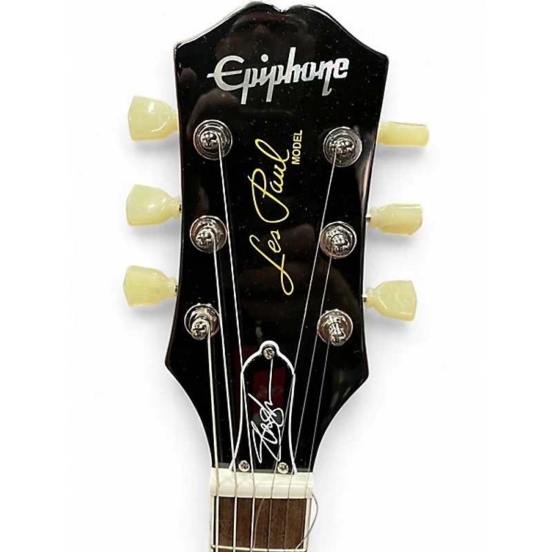 Used Epiphone Slash Victoria Les Paul Gold Top Solid Body Electric Guitar