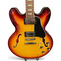 Used Epiphone ES335 2 Tone Sunburst Hollow Body Electric Guitar