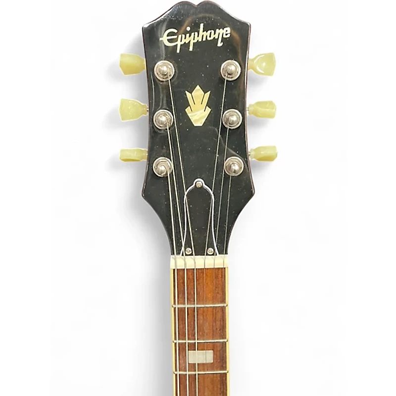 Used Epiphone ES335 2 Tone Sunburst Hollow Body Electric Guitar