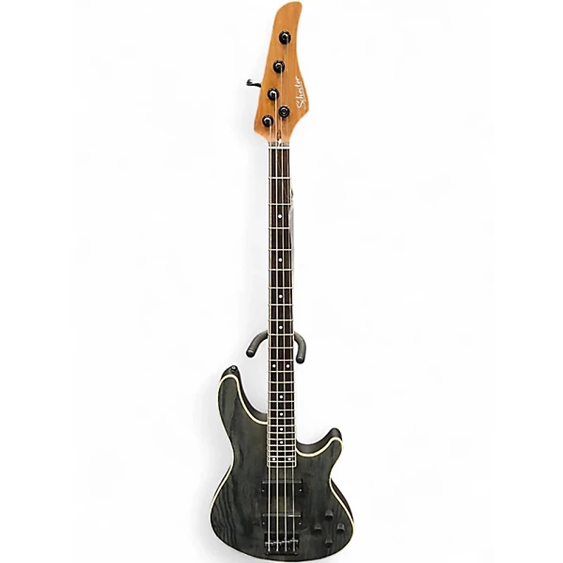 Used Schecter Guitar Research C4 4 String CHARCOAL SATIN Electric Bass Guitar