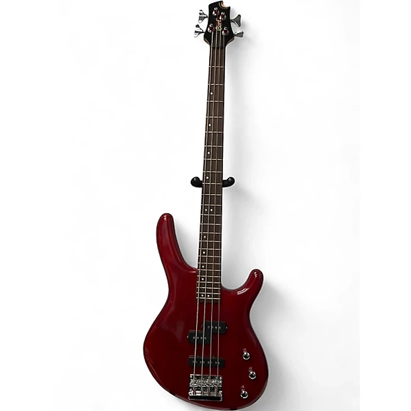 Used Cort Action Bass Cherry Red Electric Bass Guitar