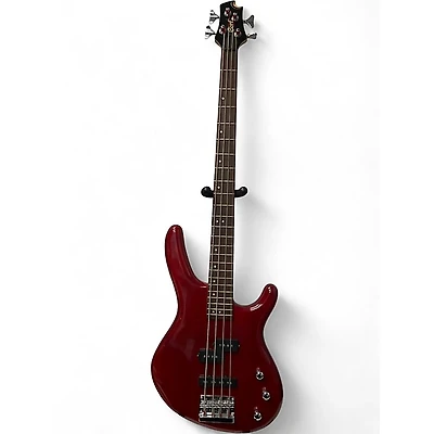 Used Cort Action Bass Cherry Red Electric Bass Guitar