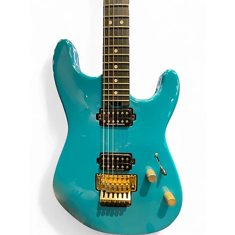 Used Charvel Pro Mod San Dimas Style 1 Miami Blue Solid Body Electric Guitar