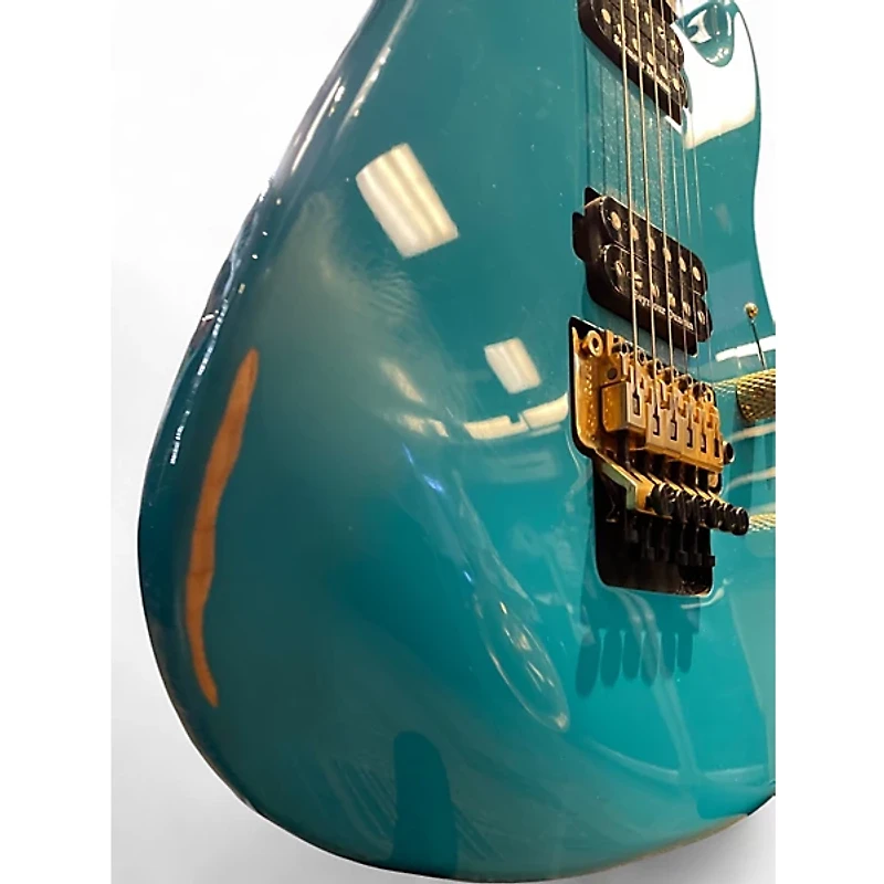 Used Charvel Pro Mod San Dimas Style 1 Miami Blue Solid Body Electric Guitar