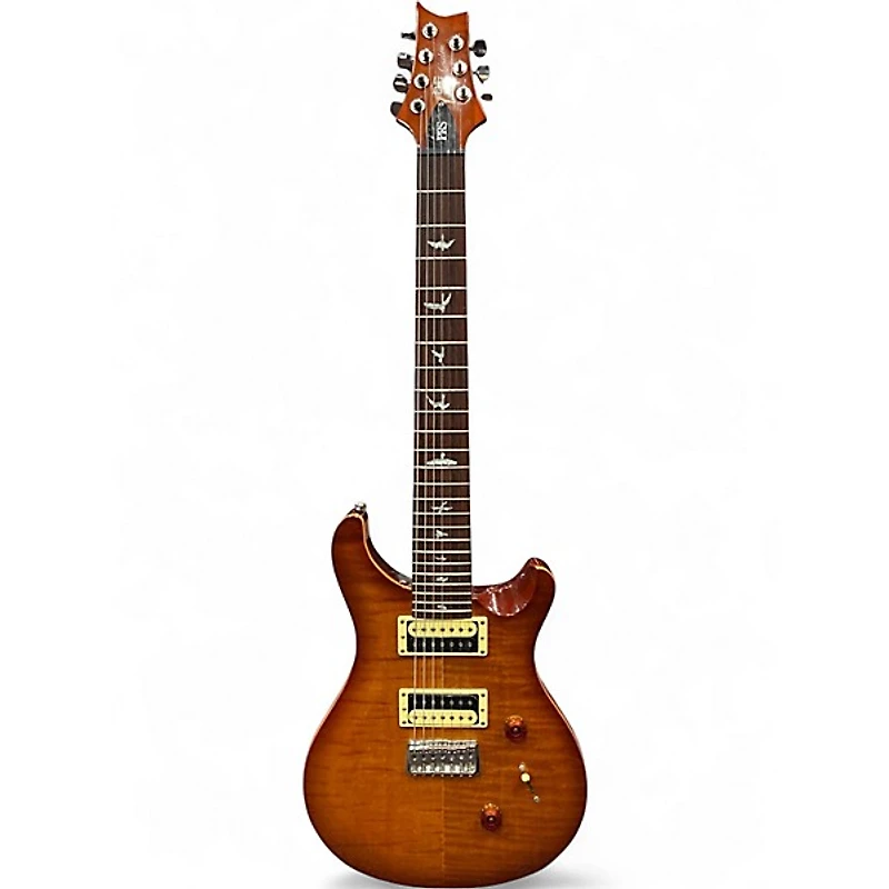 Used PRS SE Custom 24 Honey Burst Solid Body Electric Guitar
