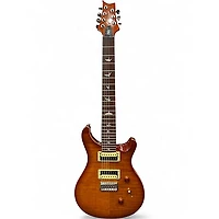 Used PRS SE Custom 24 Honey Burst Solid Body Electric Guitar