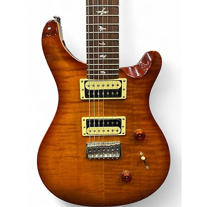 Used PRS SE Custom 24 Honey Burst Solid Body Electric Guitar