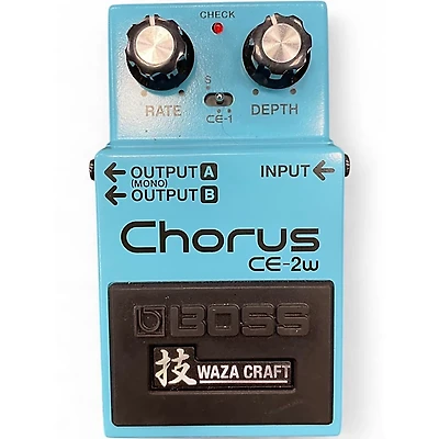 Used BOSS CE2W Waza Craft Chorus Effect Pedal
