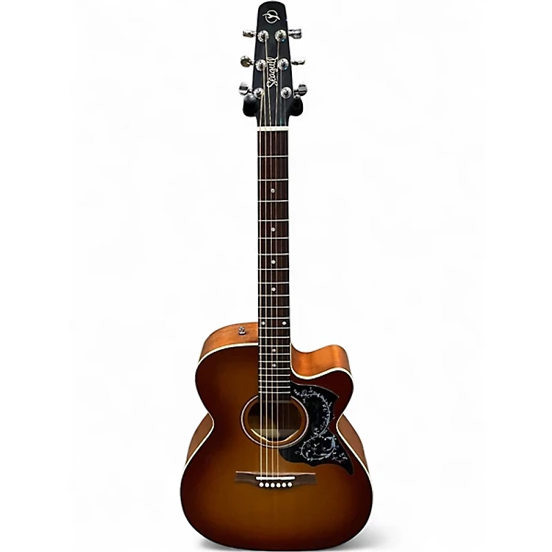 Used Seagull Entourage Rustic Cutaway Sunburst Acoustic Electric Guitar