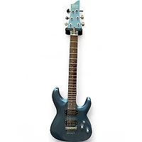 Used Schecter Guitar Research C6 DELUXE BLUE Solid Body Electric Guitar