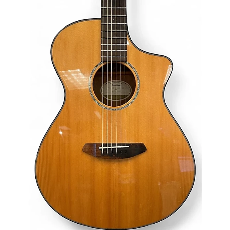 Used Breedlove Pursuit Concert CE SS Natural Acoustic Electric Guitar