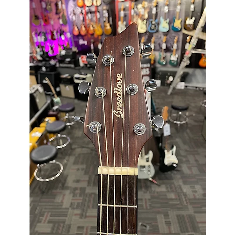 Used Breedlove Pursuit Concert CE SS Natural Acoustic Electric Guitar