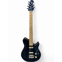 Used Sterling by Music Man Sub AX3 Axis Blue Solid Body Electric Guitar