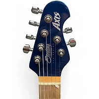 Used Sterling by Music Man Sub AX3 Axis Blue Solid Body Electric Guitar
