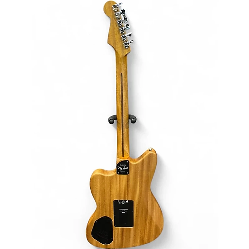 Used Fender ACOUSTASONIC PLAYER JAZZMASTER ANTIQUE OLIVE Acoustic Electric Guitar
