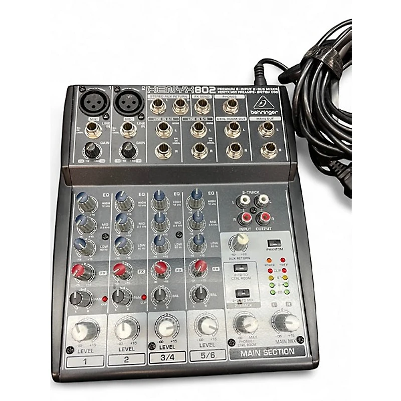Used Behringer Xenyx 802 Unpowered Mixer