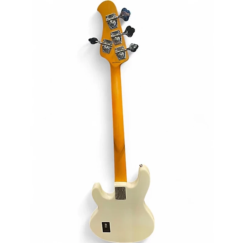 Used Sterling by Music Man Ray24CA Olympic White Electric Bass Guitar