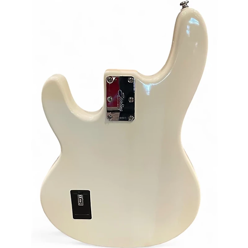 Used Sterling by Music Man Ray24CA Olympic White Electric Bass Guitar