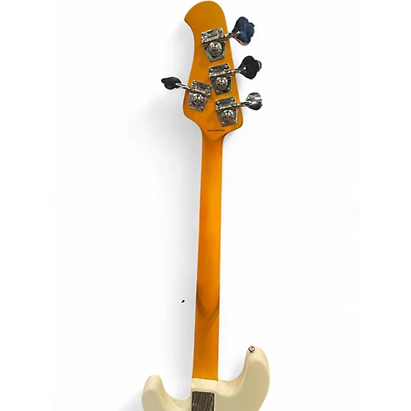 Used Sterling by Music Man Ray24CA Olympic White Electric Bass Guitar