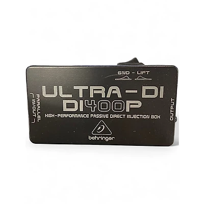 Used Behringer DI400P Passive Direct Box