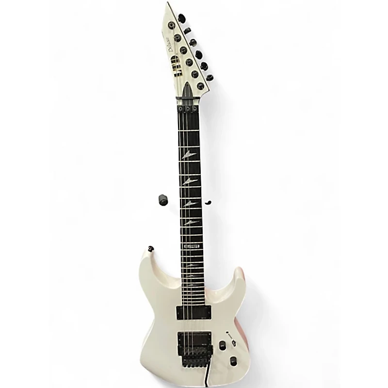 Used ESP LTD M1000 White Solid Body Electric Guitar