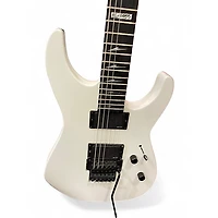 Used ESP LTD M1000 White Solid Body Electric Guitar