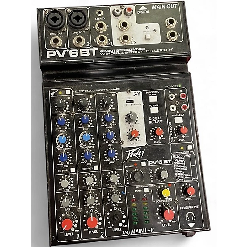 Used Peavey PV6 Unpowered Mixer