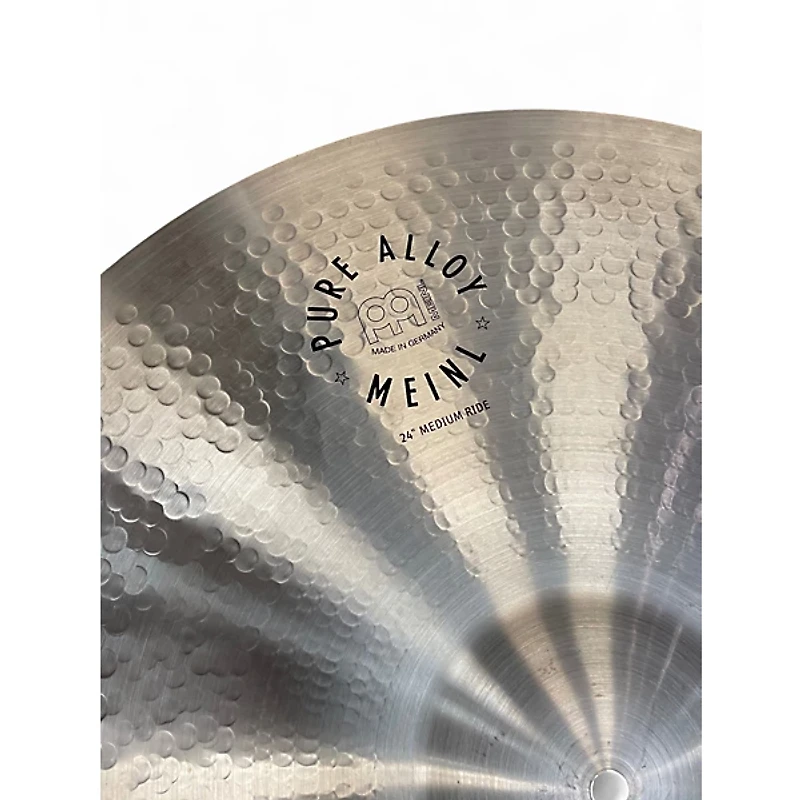 Used MEINL 24in pure alloy medium ride Cymbal