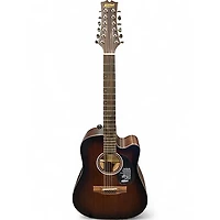 Used Mitchell T331TCE-BST Mahogany 12 String Acoustic Guitar