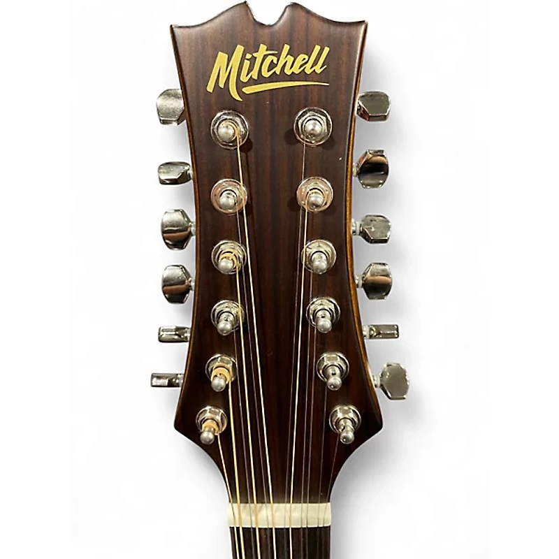Used Mitchell T331TCE-BST Mahogany 12 String Acoustic Guitar
