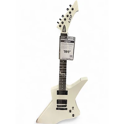 Used ESP LTD James Hetfield Snakebyte Alpine White Solid Body Electric Guitar