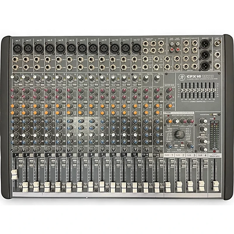 Used Mackie CFX16 MKII Unpowered Mixer