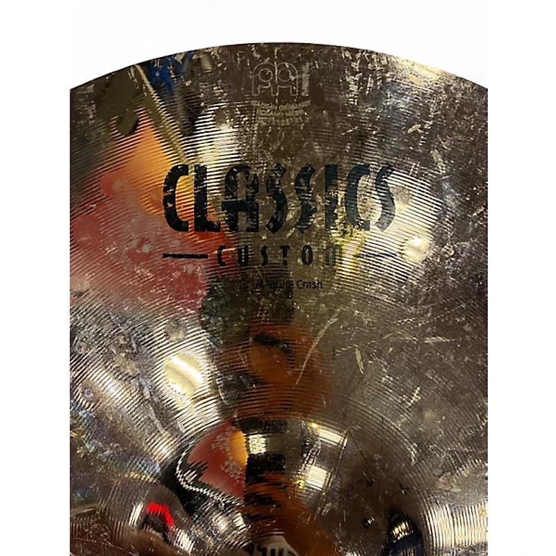 Used MEINL 16in Classic Custom Medium Crash Cymbal
