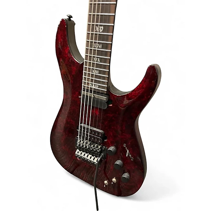 Used Schecter Guitar Research C1 Apocalypse Red Solid Body Electric Guitar