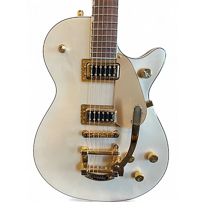 Used 2024 Gretsch Guitars Electromatic Pristine Jet Single-Cut White Gold Solid Body Electric Guitar