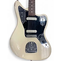 Used Fender American Professional Jaguar Olympic White Solid Body Electric Guitar