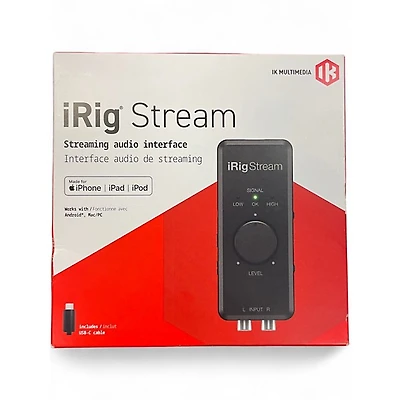 Used IK Multimedia iRig Stream Audio Interface