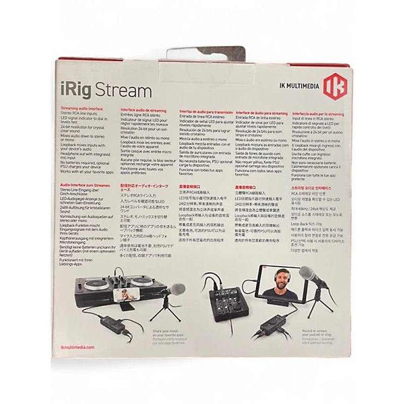 Used IK Multimedia iRig Stream Audio Interface
