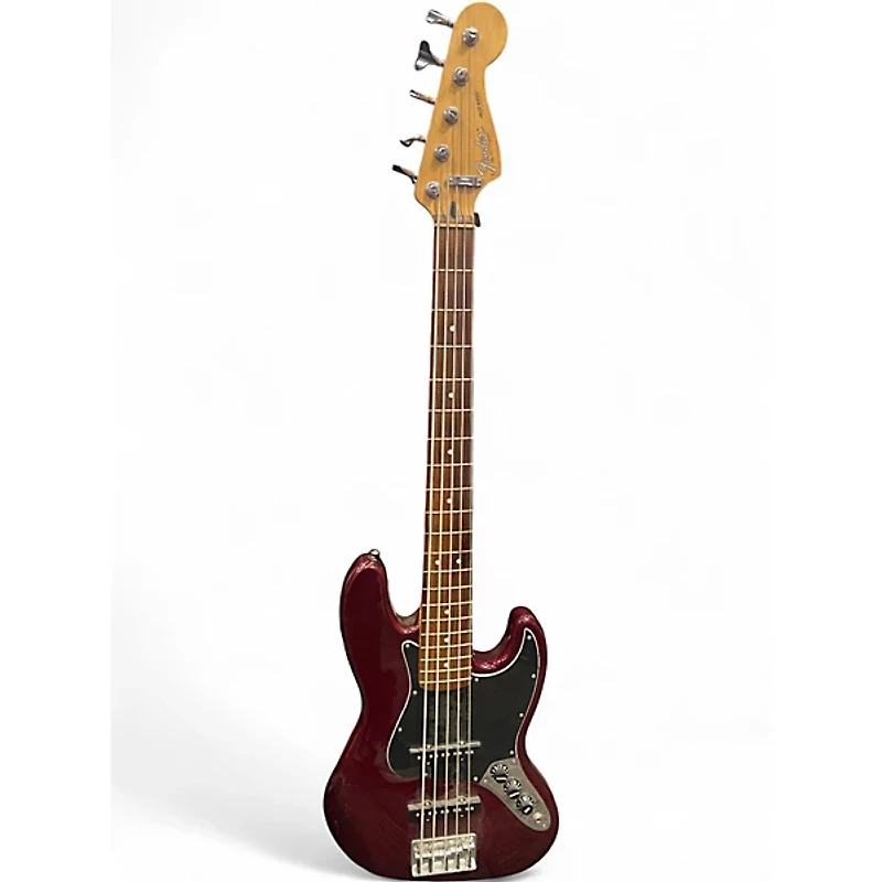 Used Fender Player Jazz Bass V Midnight Wine Electric Bass Guitar